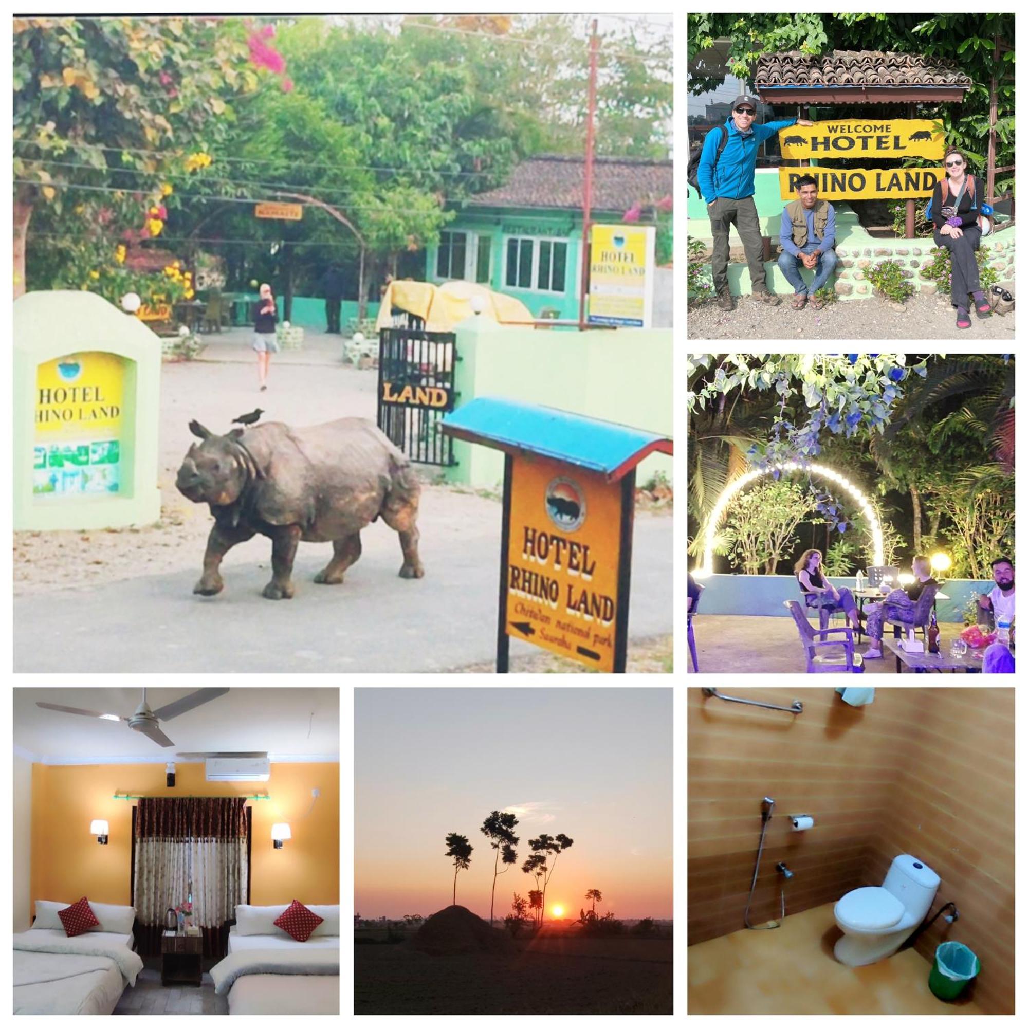 Hotel Rhino Land, Sauraha Exteriér fotografie